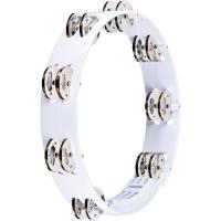 Meinl HTT10WH Stainless Steel Jingle 2-rows 10" Tour Tamburin (Beyaz)