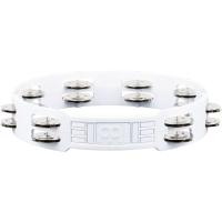 Meinl HTT10WH Stainless Steel Jingle 2-rows 10" Tour Tamburin (Beyaz)