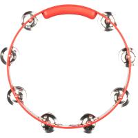 Meinl HTT10R Stainless Steel Jingle 2-rows 10" Tour Tamburin (Kırmızı)