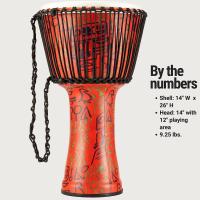 Meinl PADJ1-XL-F Travel Series 14" Djembe (Pharaohs)