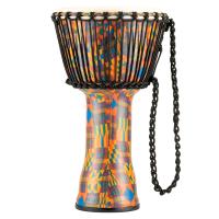 Meinl PADJ2-M-G Travel Series Medium 10" Djembe (Kenyan Quilt)