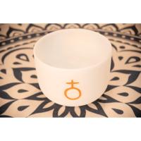 Meinl PCSB12E Planetary Tuned 12’’ Crystal Singing Bowl Om 136.10 Hz