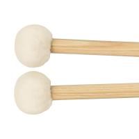 Meinl SB400 Super Soft Drum Set Mallet Stick & Brush (5A Hickory Handle)