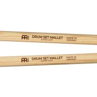 Meinl SB400 Super Soft Drum Set Mallet Stick & Brush (5A Hickory Handle)