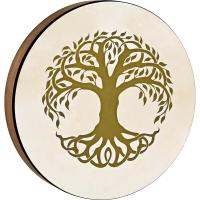 Meinl Sonic Energy HD16WB-TOL Hayat Ağacı Sembollü 16" Hand Drum (Walnut Brown)