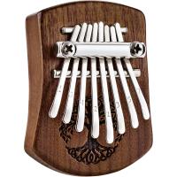 Meinl Sonic Energy KL801TOL Mini Solid Tree Of Life C Major 8 Note Kalimba (Black Walnut)
