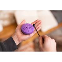 Meinl Sonic Energy PSTD1PLF Pocket Steel A-major 3'' Tongue Drum (Purple)