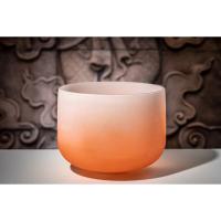 Meinl Sonic Energy CSBC13D Sacral Chakra 13’’ Crystal Singing Bowl Note D4 (Color Frosted Orange)