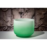 Meinl Sonic Energy CSBC11F Heart Chakra 11’’ Crystal Singing Bowl Note F4 (Color Frosted Green)