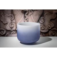Meinl Sonic Energy CSBC9A Brow Chakra 9'' Crystal Singing Bowl Note A4 (Color Frosted Dark Blue)