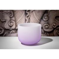 Meinl Sonic Energy CSBC8B Crown Chakra 8'' Crystal Singing Bowl Note B4 (Color Frosted Purple)