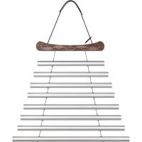 Meinl Sonic Energy MFC8CSHMIS 432 Hz, 24" / 60 Cm 8 Notes C# Minor Meditation Flow Chime (Gümüş))