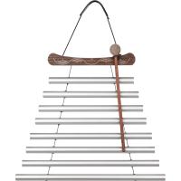 Meinl Sonic Energy MFC8CSHMIS 432 Hz, 24" / 60 Cm 8 Notes C# Minor Meditation Flow Chime (Gümüş))