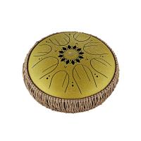 Meinl Sonic Energy 10" Medium Octave Steel Tongue Drum (C Major, 8 Notes, 432 Hz, Gold)