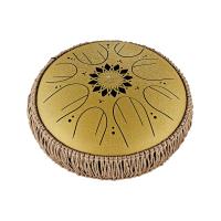 Meinl Sonic Energy 10" Medium Octave Steel Tongue Drum (C Major, 8 Notes, 432 Hz, Gold)