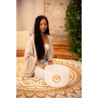 Meinl Sonic Energy 12" Planetary Tuned Crystal Singing Bowl – Synodic Day 194.18 Hz