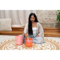 Meinl Sonic Energy 3-Parça Essence Crystal Singing Bowl Set (E4 / C4 / G3, 440 Hz)
