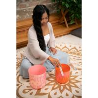 Meinl Sonic Energy 3-Parça Essence Crystal Singing Bowl Set (E4 / C4 / G3, 440 Hz)