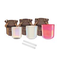 Meinl Sonic Energy 3-Parça Essence Crystal Singing Bowl Set (E4 / B3 / G3, 440 Hz)