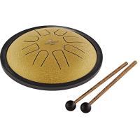 Meinl Sonic Energy 7" Small Steel Tongue Drum (C Minor, 8 Notes, 440 Hz, Gold)
