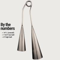 Meinl STBAG2 Hand Brushed Handmodel Large Agogo Bell (Krom)