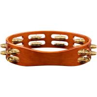 Meinl TA2B-AB Brass Jingle 2-Rows Hand Tamburin (Antique Brown)