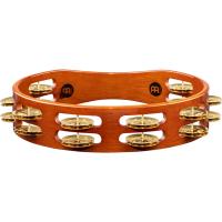 Meinl TA2B-AB Brass Jingle 2-Rows Hand Tamburin (Antique Brown)