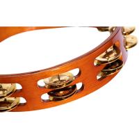Meinl TA2B-AB Brass Jingle 2-Rows Hand Tamburin (Antique Brown)