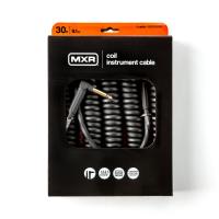 MXR DCICB30R Blk Ra Right/straight Coil Kablo (9 Metre)