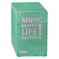 Nino NINO952TU Better Life Series Cajon (Turquoise)