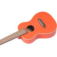 Ortega Earth Series Okoume Concert Ukulele (Pumpkin Orange)