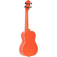 Ortega Earth Series Okoume Concert Ukulele (Pumpkin Orange)