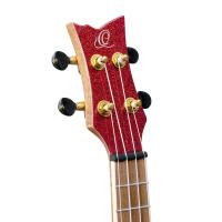 Ortega Element Series Concert Ukulele (Metallic Red Ruel)
