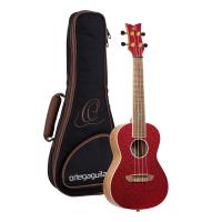 Ortega Element Series Concert Ukulele (Metallic Red Ruel)