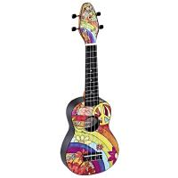 Ortega K2-68 Keiki Sopranino Ukulele Set (Peace '68)