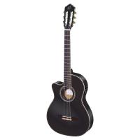 Ortega RCE145BK Solak Elektro Klasik Gitar (Siyah)