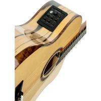 Ortega Signature Series Solid Ladin/ Beyaz Abanoz Elektro Klasik Gitar (Natural)