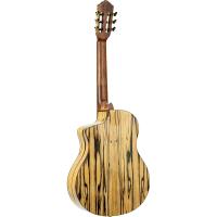 Ortega Signature Series Solid Ladin/ Beyaz Abanoz Elektro Klasik Gitar (Natural)