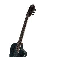 Ortega TourPlayer RTPSTD-SBK Elektro Klasik Gitar (Siyah)