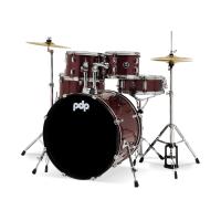 PDP Drums Centerstage 20" Akustik Davul (Ruby Sparkle)