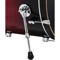 PDP Drums Concept Maple 5 Parça 22" Akustik Davul (Red To Black Sparkle Fade)