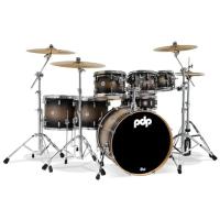 PDP Drums Concept Maple 7 Parça 18" Akustik Davul (Satin Charcoal Burst)