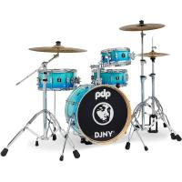 PDP Drums Daru Jones New Yorker II 4 Parça 18" Akustik Davul (Blue Fade)