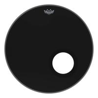 REMO POWERSTROKE® 3 EBONY® 22 İnç Siyah Delikli Bas Davul Derisi