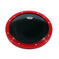 REMO PRACTICE PAD AMBASSADOR EBONY 8 inç Kırmızı