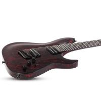 Schecter  C-7 Multiscale Silver Mountain 7 Telli Elektro Gitar (Blood Moon)