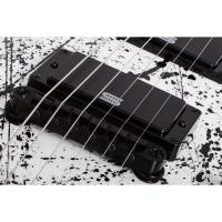 Schecter C-1 Ink Bomb Elektro Gitar (Black Ink Splatter)