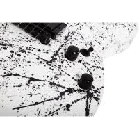 Schecter C-1 Ink Bomb Elektro Gitar (Black Ink Splatter)