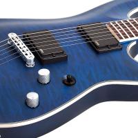 Schecter C-1 Platinum Elektro Gitar (See Thru Midnight Blue)
