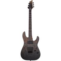 Schecter C-1 Standard Elektro Gitar (Black Fade Burst Burl)
